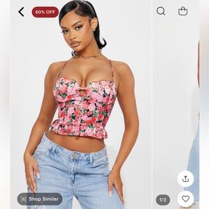 Fashion Nova Perfect Date Floral Top